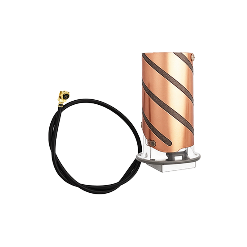 「HX-104N 内置螺旋天线：Φ21 × 32 mm 的四系统单频高精度核心」